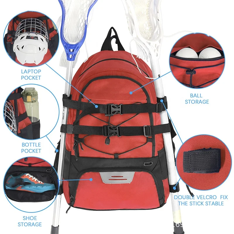 Field hockey backpack cricket gear accessories baseball backpack softball training bag Can add LOGO