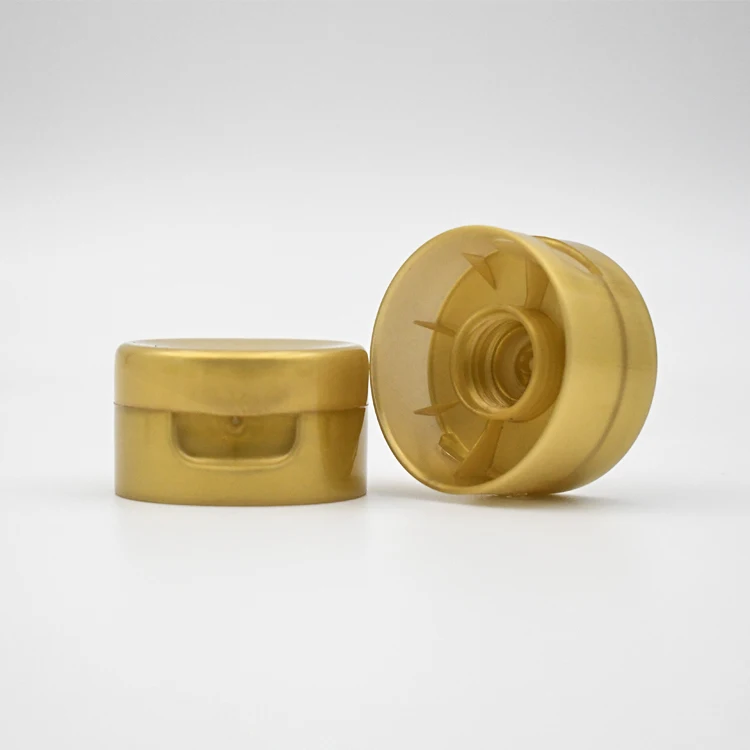 Top quality manufacturers custom colorful shampoo cosmetic screw flip top cap plastic cap