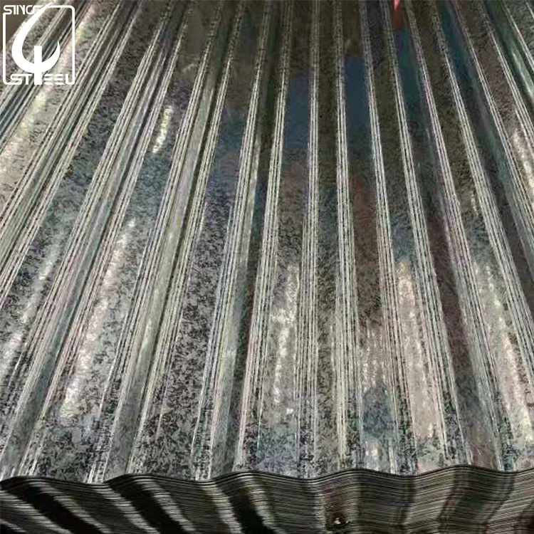 Hot Dipped Z120G Zinc Bwg 34 Galvanized Corrugated Sheet For Somali Mark