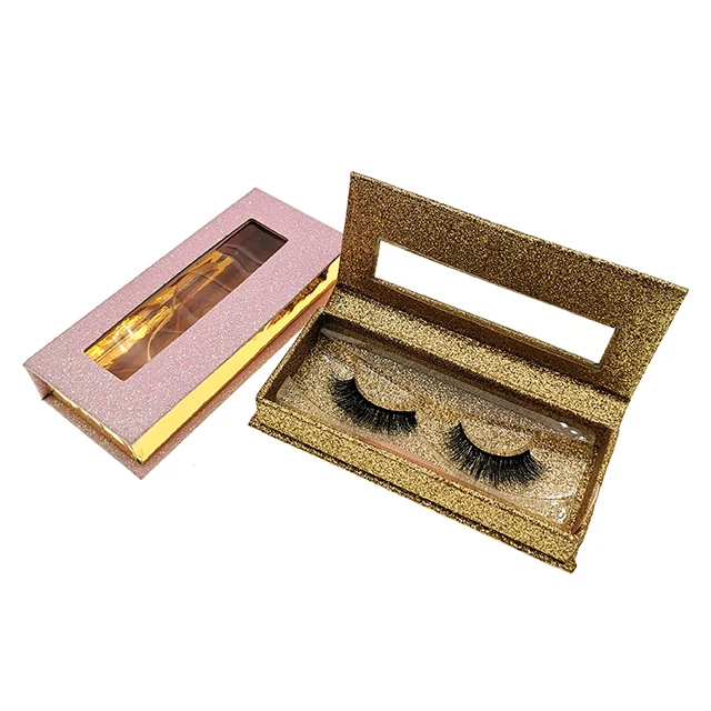 Luxury Cosmetic 3D Faux Mink Custom Logo Package False Eyelash mink lashes mink fake eyelash