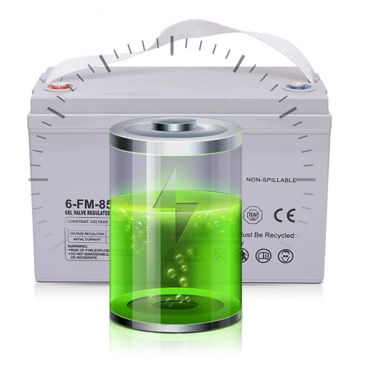 Home Solar Panel System Inverter Valve Regulated 65ah 75ah 85ah Replacement 12v Lead Acid Battery