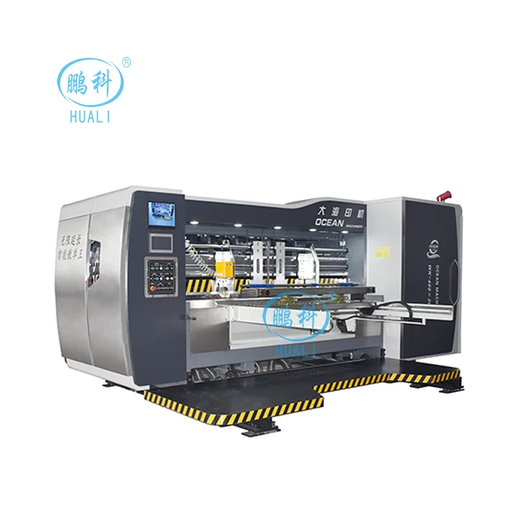 Lead edge feeder corrugated box slotting machine fully automatic slotter