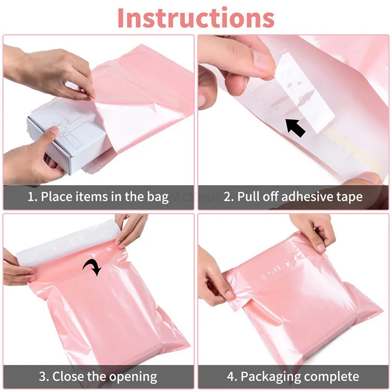 Factory Price Poly Mailing Bags Custom Logo Courier Polymailer Express Shipping Packing Mailer Bag For Clothes Shoe Clothing