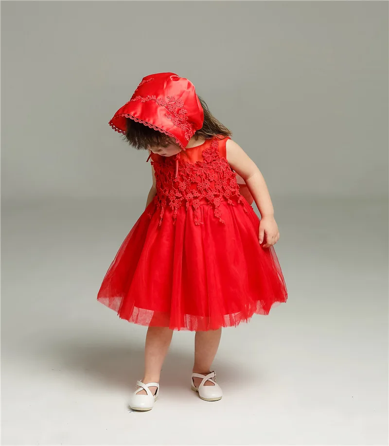 
Sleeveless Bow Lace Baby Dress Girls Summer Baby Princess Dress Price 