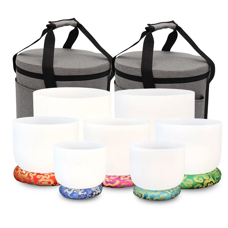 AMAZING SOUND New Trend Crystal Sound Bowls Yoga Meditation AMAZING Amethyst Rainbow Crystal Alchemy Singing Bowls