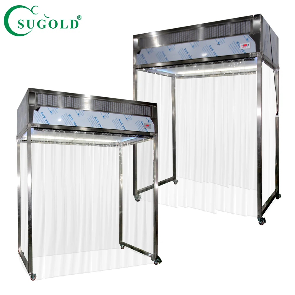 Clean Room Workshop Class 100 Vertical Laminar Flow Booth Clean Room Booth