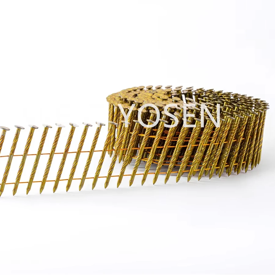 PALLET COIL NAIL wire nails screw ring smooth shank coil nails--West Yosen