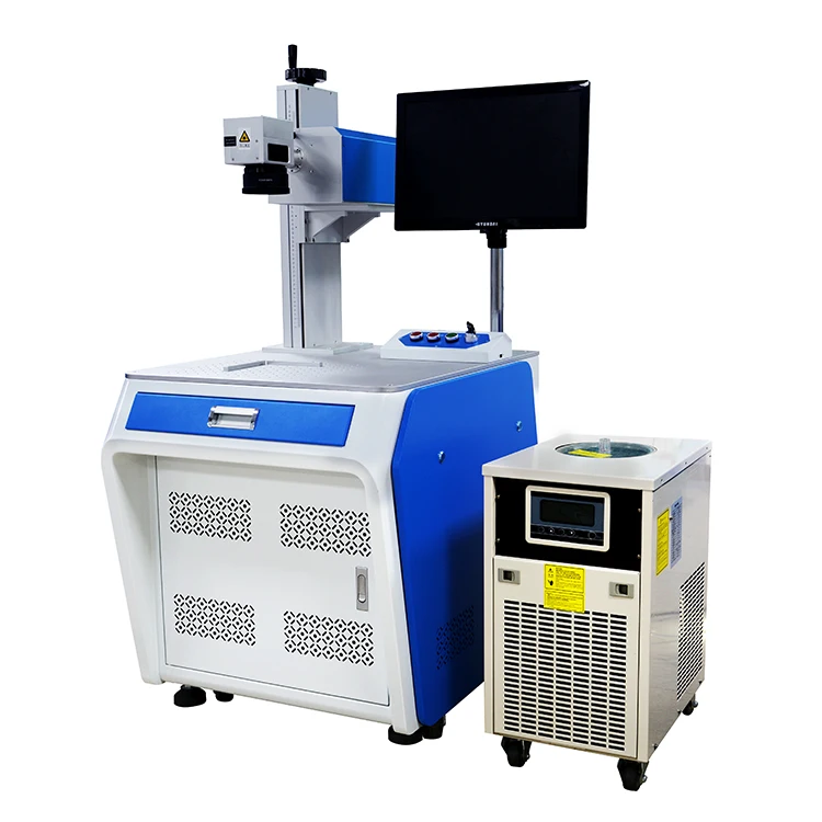 3W UV Laser Marking Machine N95 face sask mark 355nm Laser Marker Glass Engraving Plastic Earbuds PP PE LED Lamp Gobo Lens