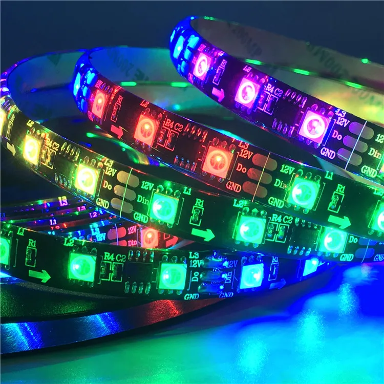 SK6812 RGBW WS2812B WS2811 WS2813 WS2815 Individually Addressable 30/60/144 led/m pixel tape RGB led strip light