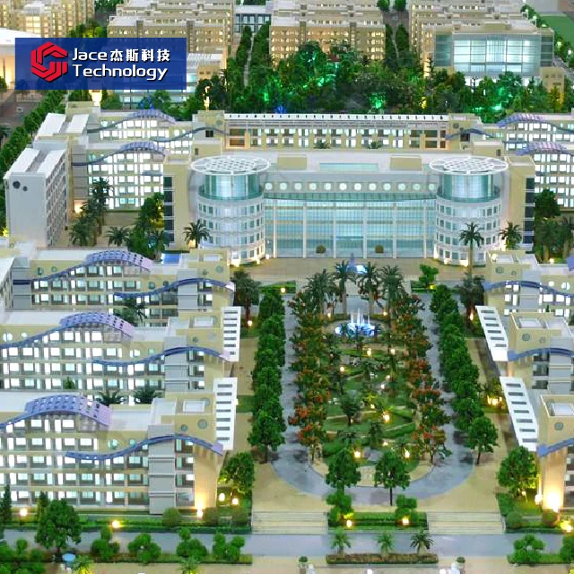 
Architectural ABS school scale models for sales office miniature architecture 