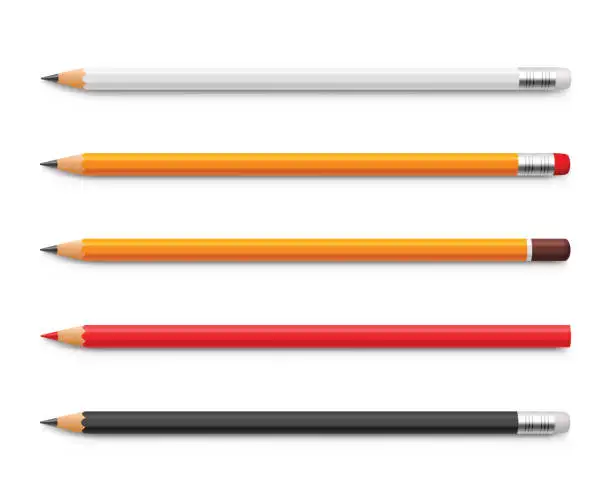 Bulk Wooden Standard 2B HB Colored Pencils With Customized Lead Eraser Topper Logo Colour Color  For School Kids Children