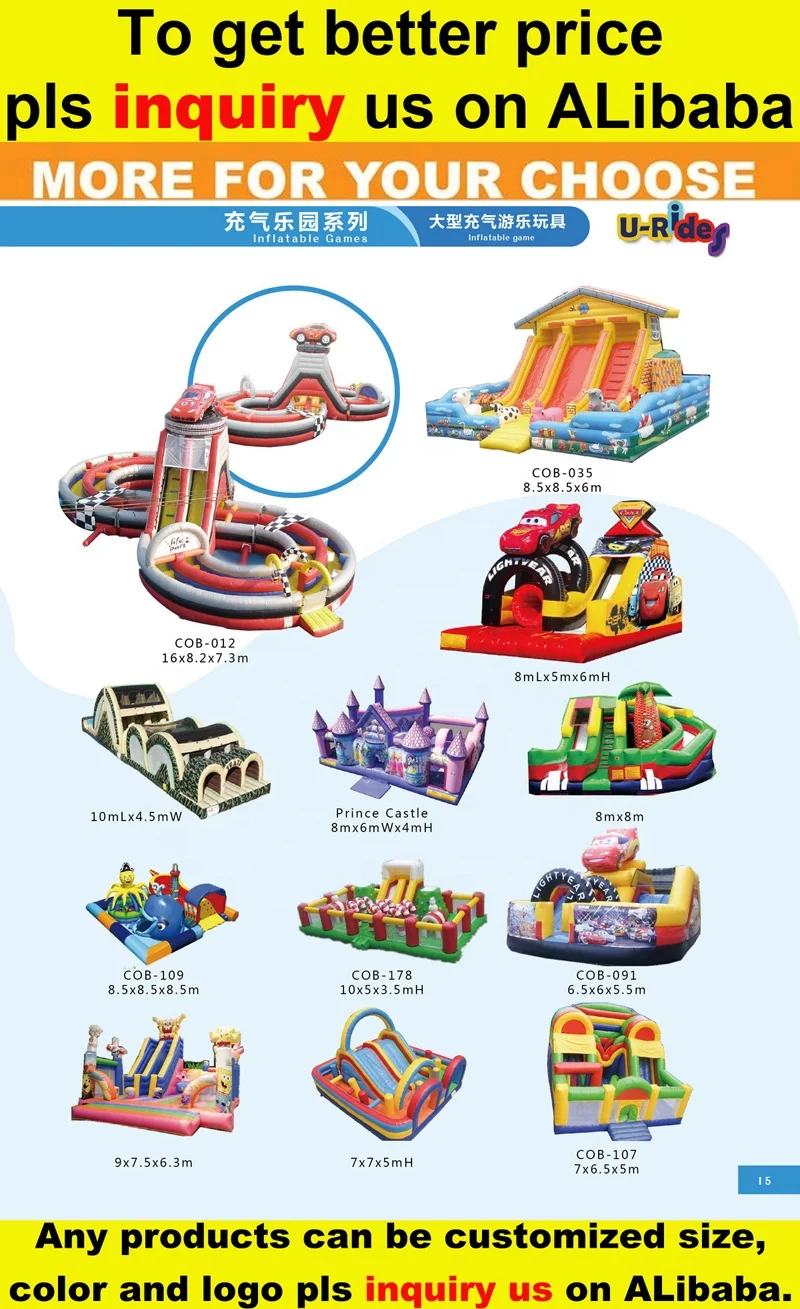 Outdoor Inflatable Horse Race Track Safe Area Air Fence for Adults and Kids Indoor Sports Game Fences for Fun and Exercise