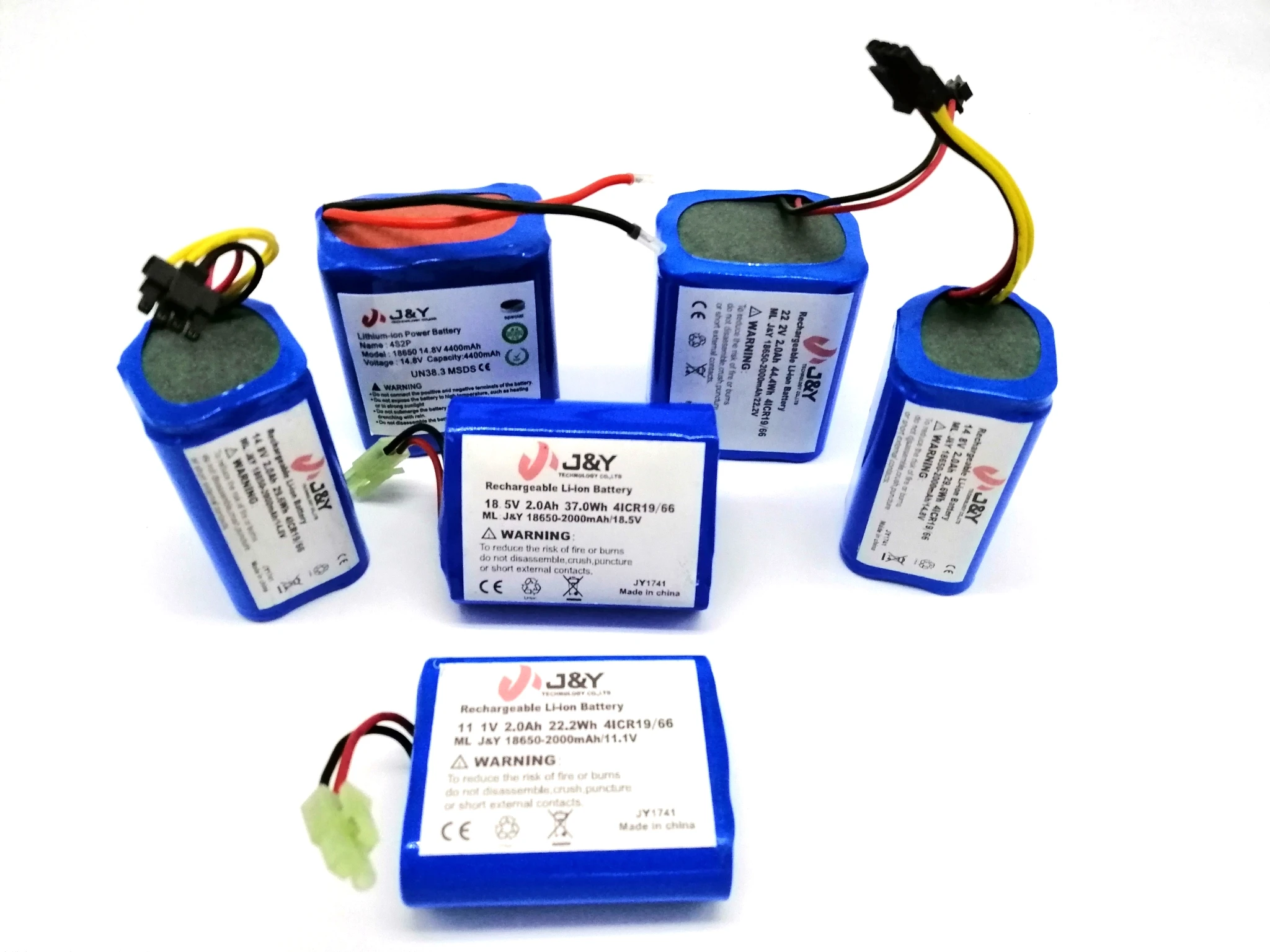 high quality robot sweeper li ion battery 14.8v 2.6ah 18650 4S1P
