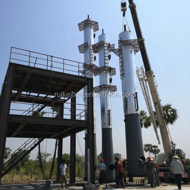 50Tons/day DCS system low operation cost crude oil to petrol refinery