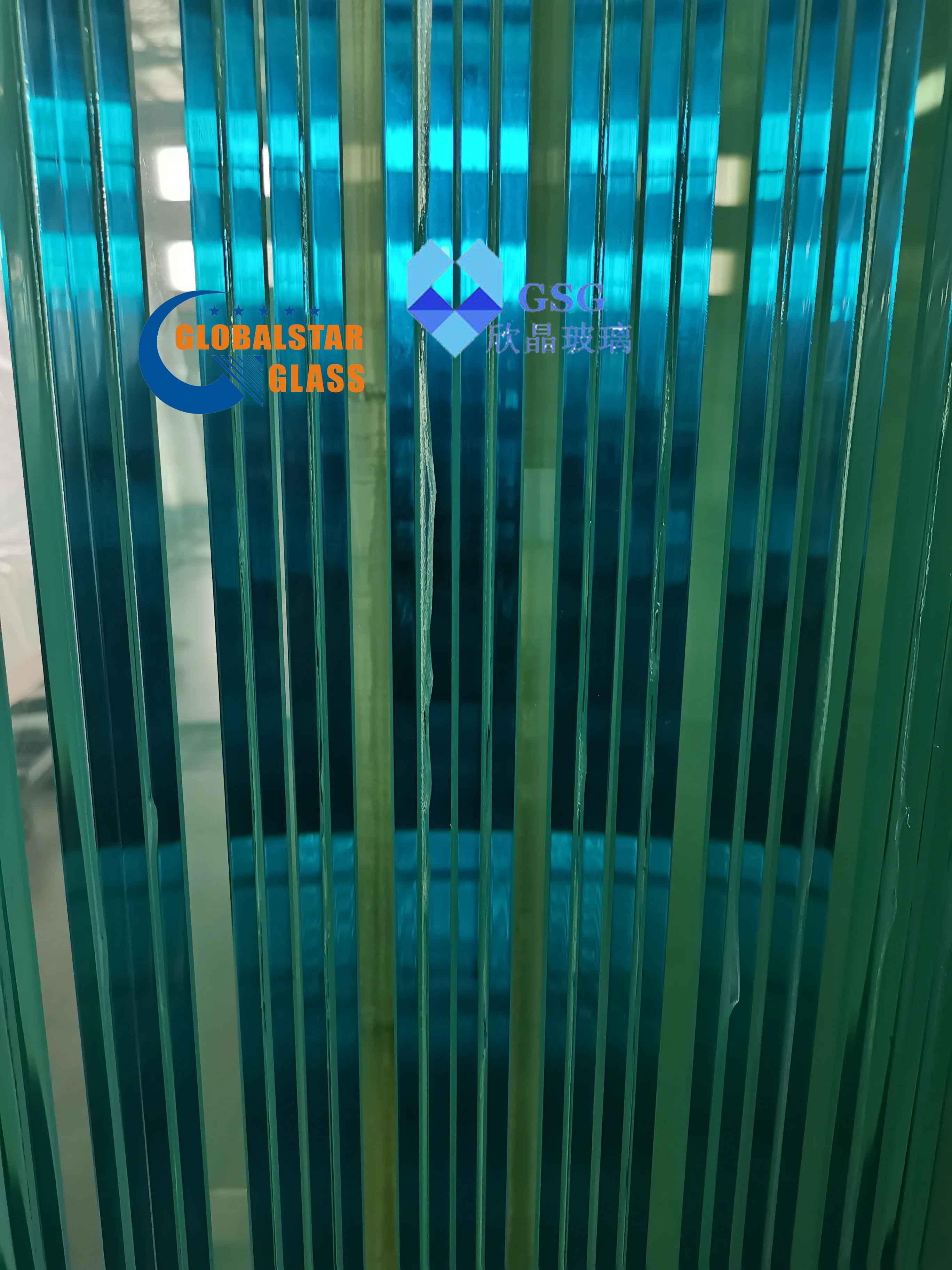 884 Extra Clear Float laminated Glass  for Building Glass