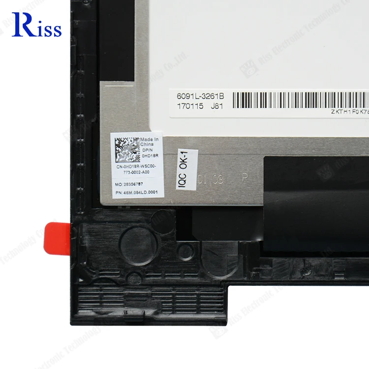RISS High Quality Laptop LCD Screen Display Assembly 02RMRP LP156WF7-SPEC LCD Panel For Dell Vostro 15 5000 5568