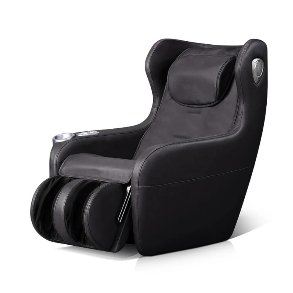 Home Office Modern Cheap Price Body PU Leather Electric Mini Small Heat Therapy 3D SL Track Portable Massage Chair