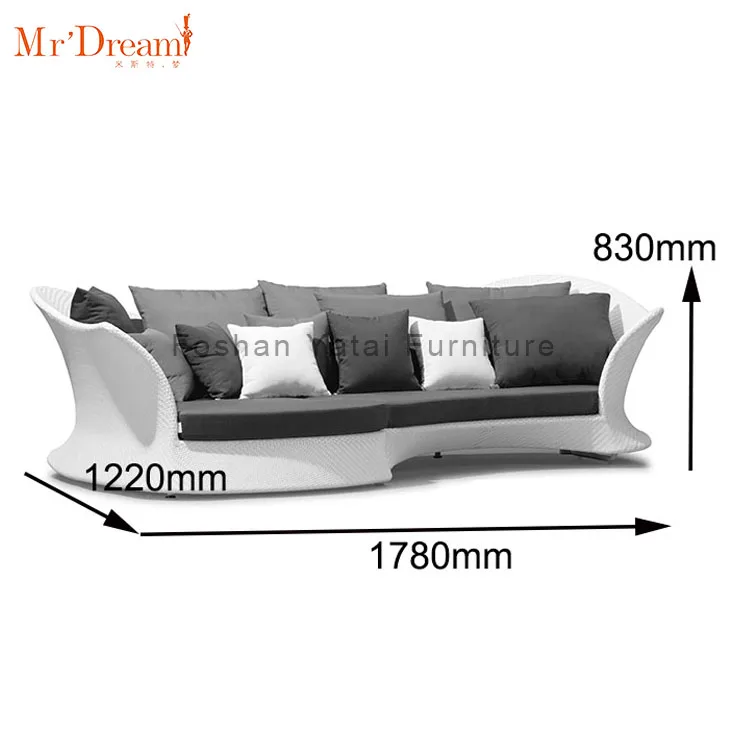 Водонепроницаемый высокое качество 5 звездочный отель стиль современный ротанга на открытом воздухе обеденный стол и стул