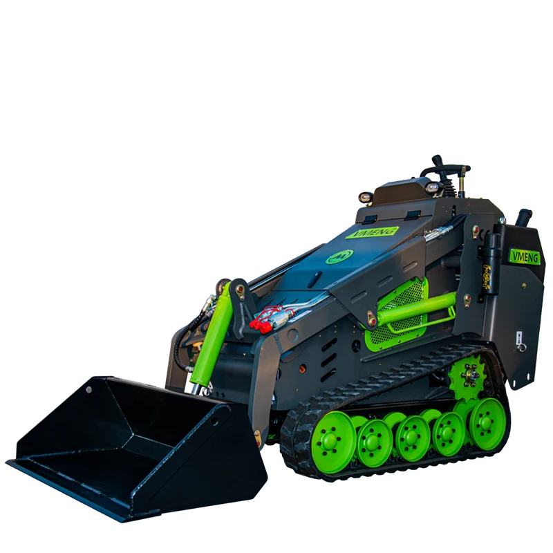 Гусеничная резиновая гусеничная лента Hengtian 330 мм, дизельный двигатель 25 л.с., мощный гидравлический джойстик, мини-гусеничный погрузчик с бортовым поворотом