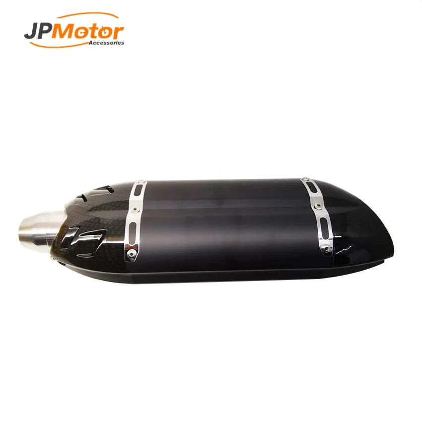 JPMotor выхлопная система мотоцикла 51 мм аксессуары для мотоциклов Универсальный выхлопной глушитель из углеродного