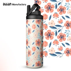 Wholesale 20oz 32oz Printing Vacuum Flasks Stainless Steel Insulated Water Bottle Sports Bottle