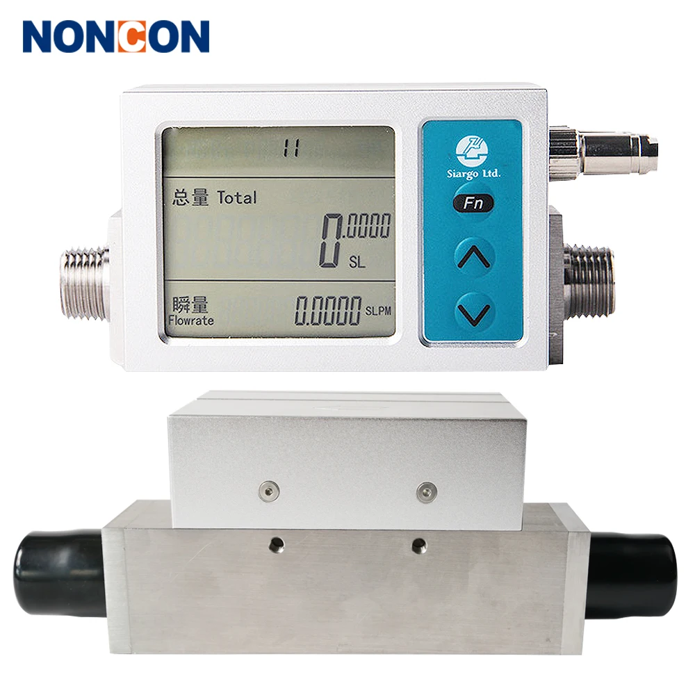 MF5600 Detachable Display hospital micro oxygen system gas mass flow meter air nitrogen oxygen medical flowmeter