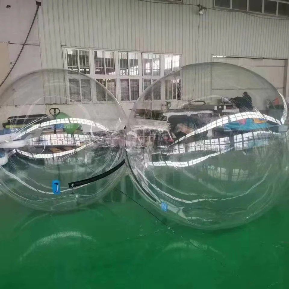 1.5m 1.8m 2m Transparent PVC Walking Ball Roll Inflatable Walker Ball for Water Sports for Exercise and Fun!