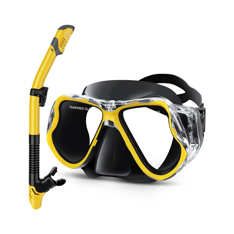 Dive Snorkeling Supplies Adult 180 Panoramic Full Diving Face Mask Snorkel Mask With Camera Scuba Mask