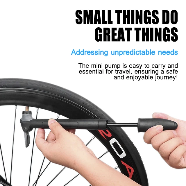 
Xunting Hot sale mini bike tire hand pump air gauge made in china 