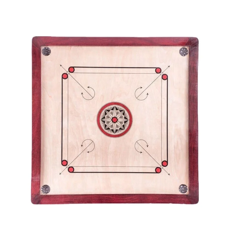  Большая деревянная настольная игра Carrom с монетами и страусами веселая семьей