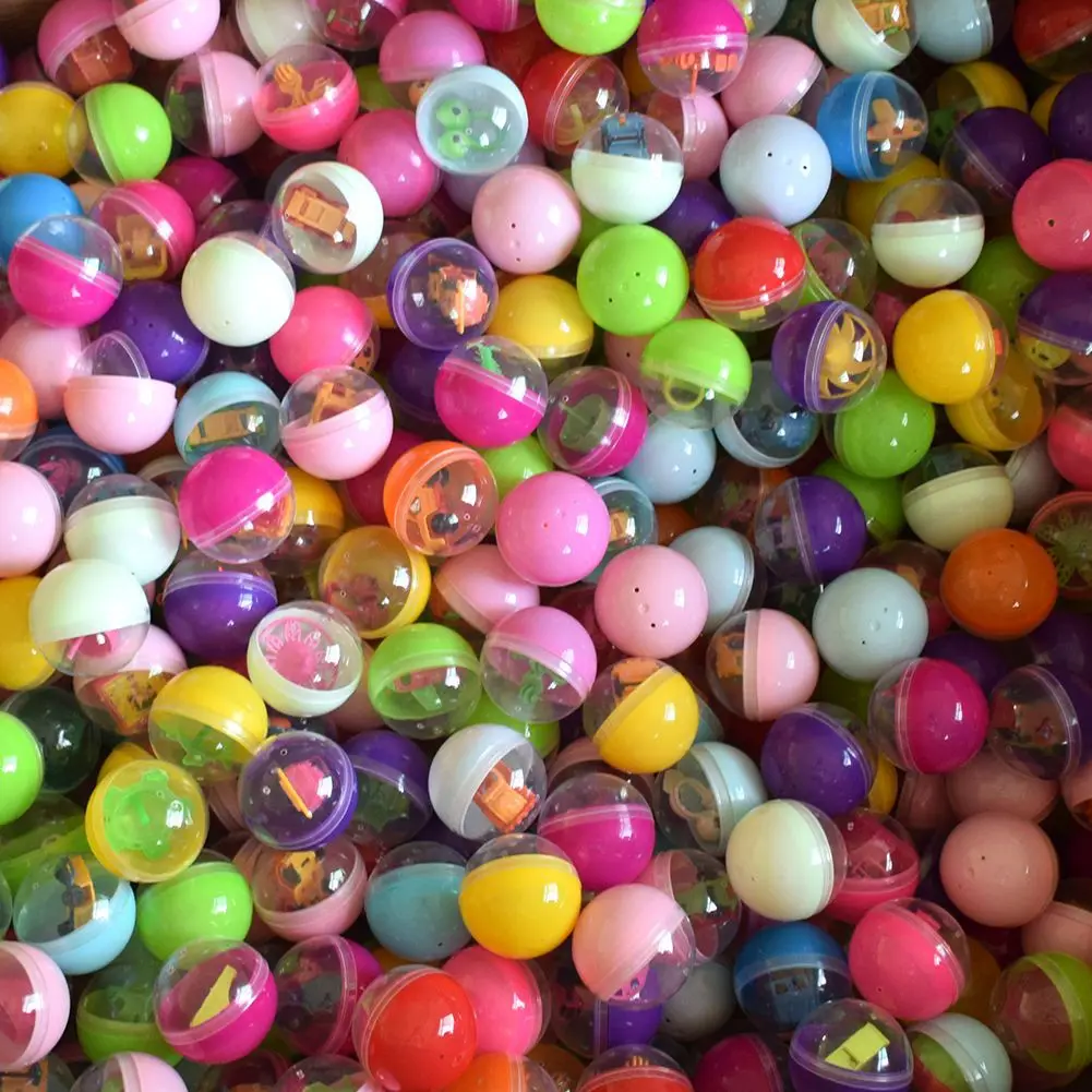 Best Selling Round Shape 45mm Multi-colors Doll Gashapon Capsule Gacha Ball Toys for Vending Machine