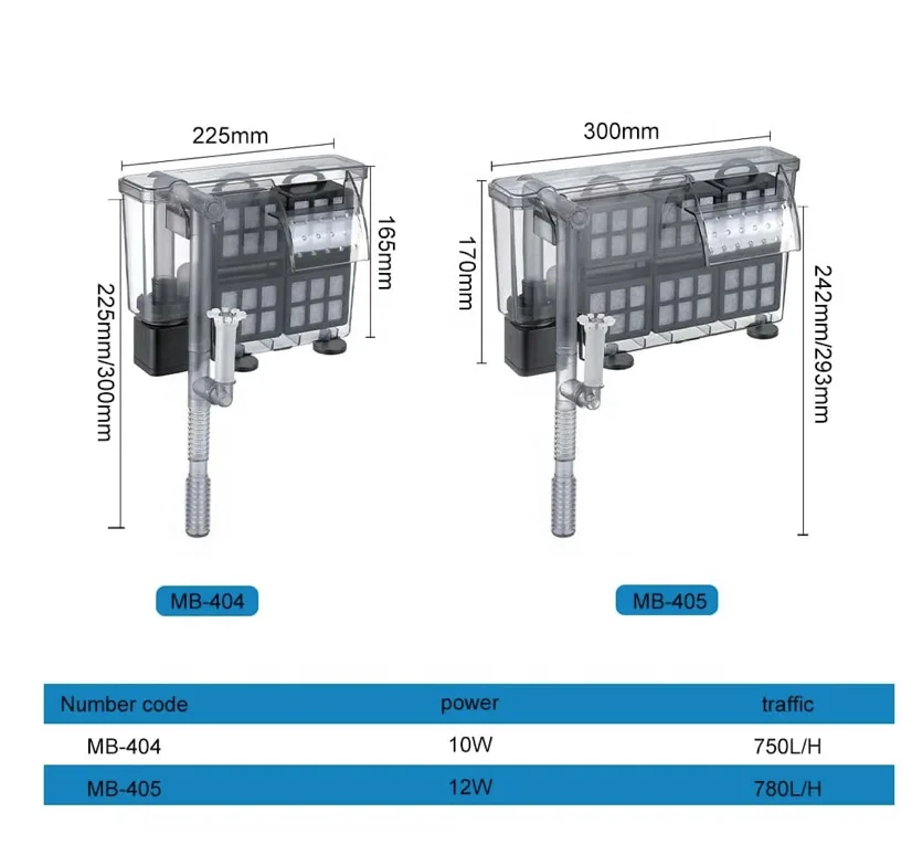 aquarium fish tank hang on filter filtration system water exchange filter