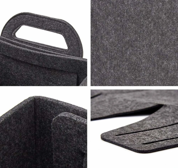 Hot Sale baby nursery diaper canvas collapsible laundry storage boxes bin organizert felt storage bag basket