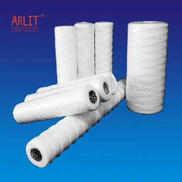 High Quality 40 inch 10 micron spun pp yarn wound water filter cartridge