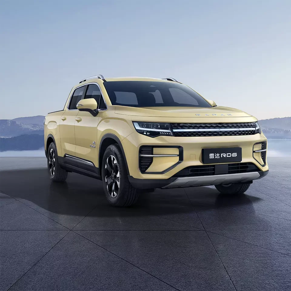 In Stock 2023 Chinese Geely Radar Rd6 632Km Electric Pickup Truck Truck Camper Used Car