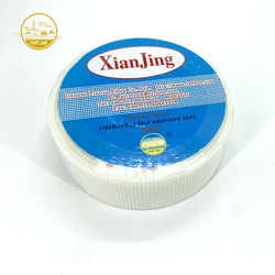 XIAN JING Factory High Tensile Strength Very Sticky  153m Length Road Reinforcement Fiberglass Mesh