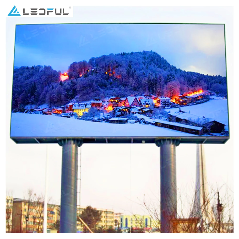Thin and Light 960*960mm Cabinet P10 Outdoor LED Cabinet 960X960 Commercial Advertising LED Digital Signage And Displays Screen