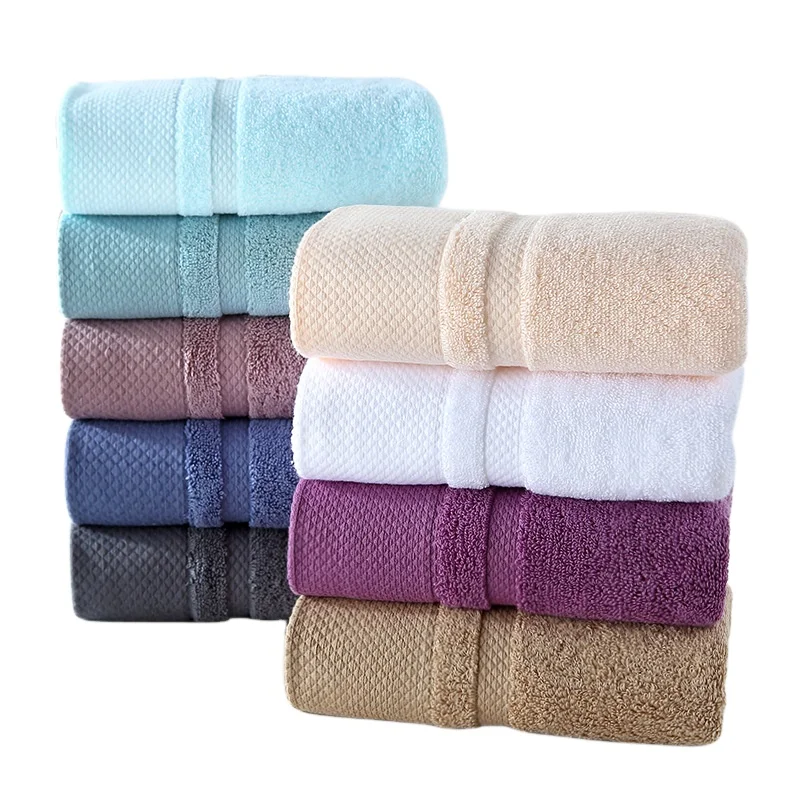 
Factory Direct Sale Thickness Water Absorption Custom Logo 100% Cotton Towel 