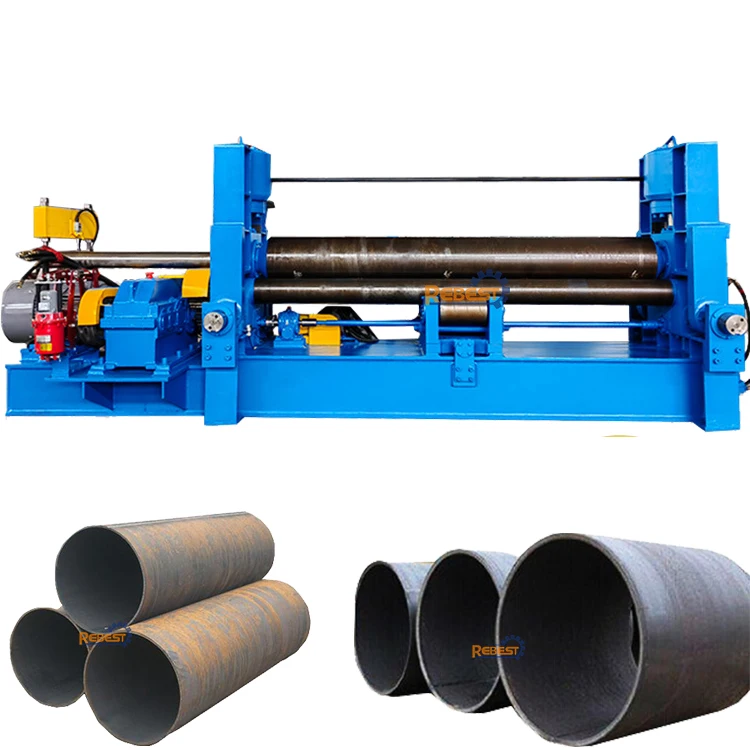 40x2500 W11S Hydraulic Universal Plate Rolling Machine 3 Three Roller Sheet Bending Machine