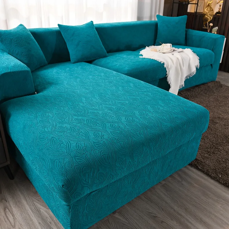 Factory Wholesale Nordic  Elastic Couch Sofa Cover Cushion Slipcover Stretch Furniture Protector Damask New jacquard sofa cover