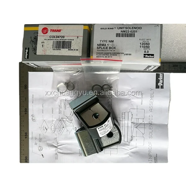 Оригинальные детали охладителя Trane, катушка электромагнитного клапана COL04723 120 В/60 Гц 110 В/50 Гц