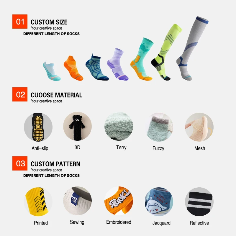 Grip Socks Training Athletic Soccer Grip Socks Men Anti Skid Football Socks