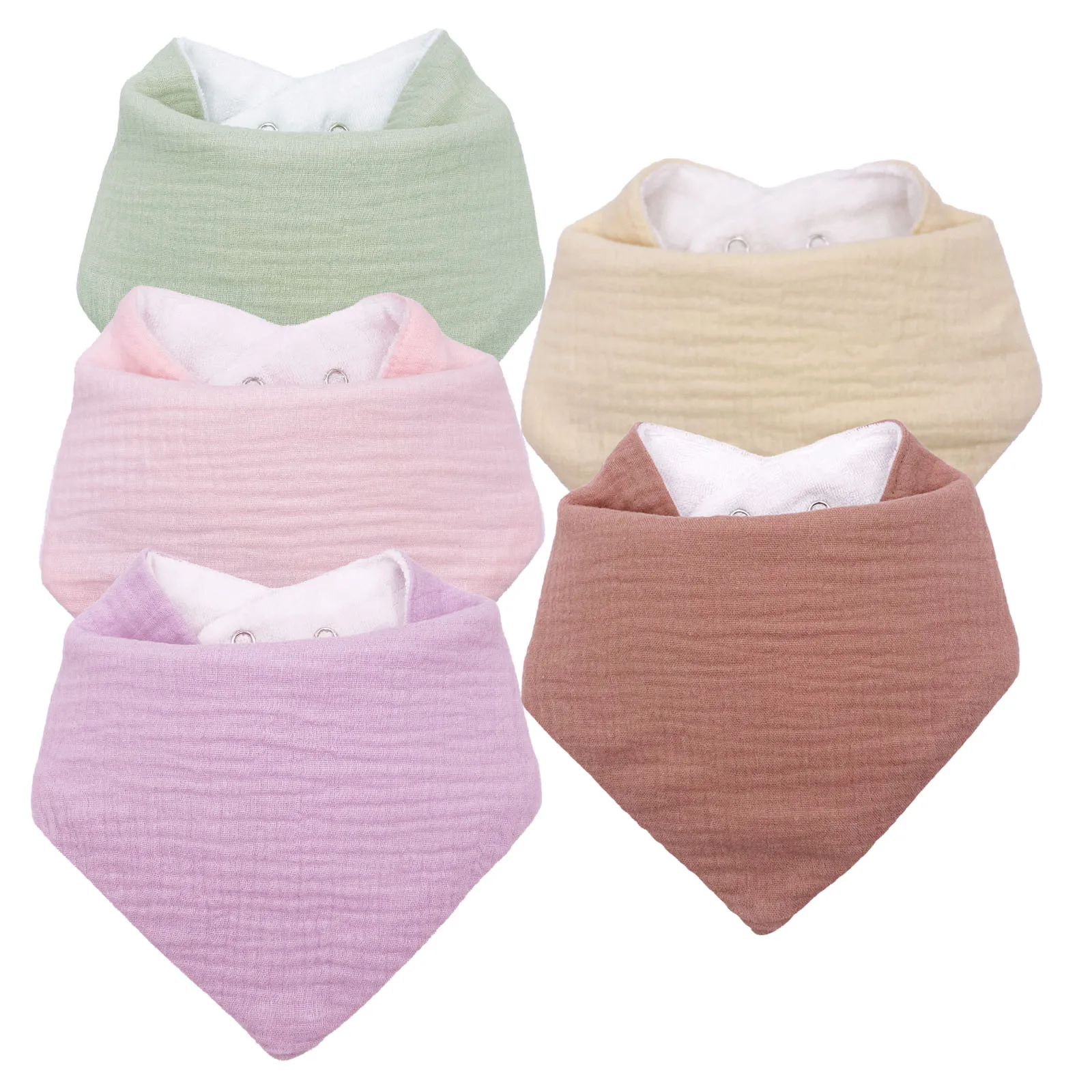 Muslin Baby Bibs for Boys and girls, Baby Bandana Bibs ,Baby Essentials Newborn Infant Must Haves, Unique Baby Shower Gifts