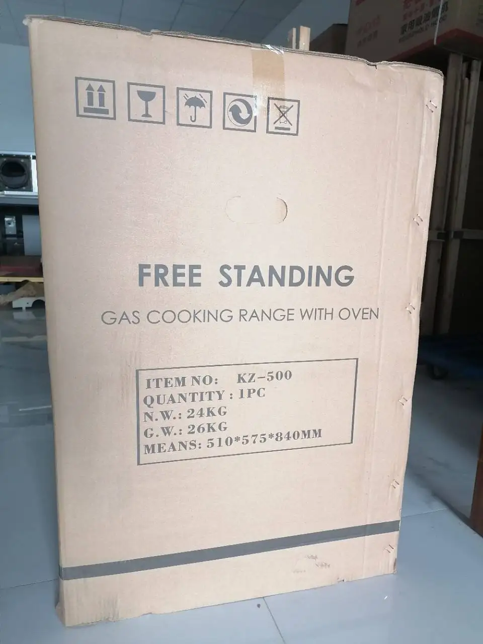 Combustible gas electric oven connected upright multifunctional intelligent household 4 gas outlets