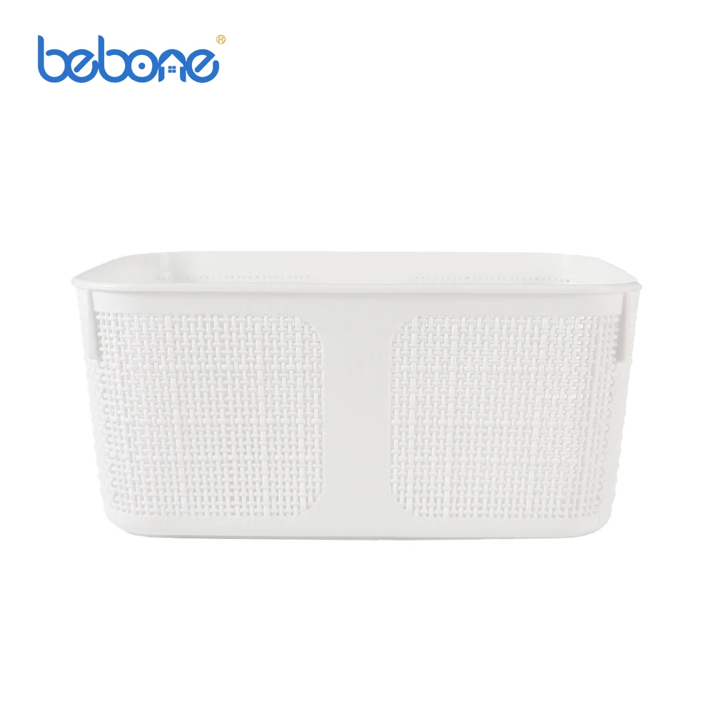 White square food kitchen fruit vegetable plastic baskets for storage