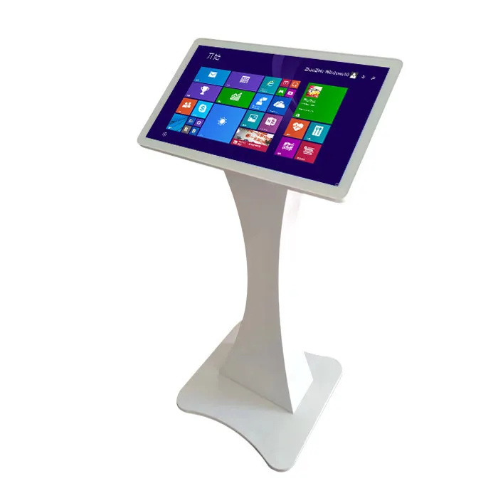 All in One  21.5 Inch 10 Points Touch Screen Info Floor Stand Kiosk