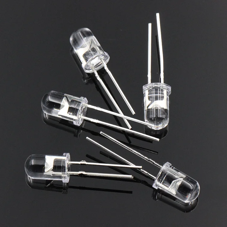 Jstronic 1000pcs/bag 5mm 0.06w led diode 505nm green color short leg for traffic light
