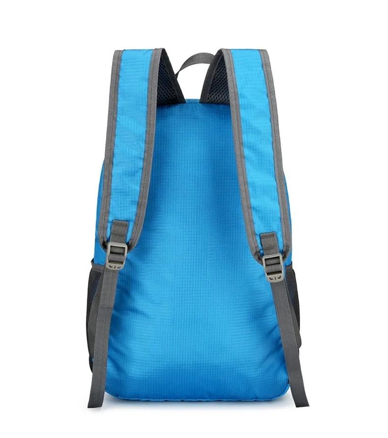 TS Original Factory Custom Logo Back Pack Hiking Travel Bag 210d Polyester Folding Backpacks For Casual Sports Backpacks Bag