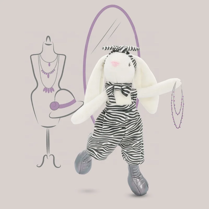 Ready To Ship 2021 new desgin manufacturer Wholesale boot bunny toys for children kids super soft stuffed plush