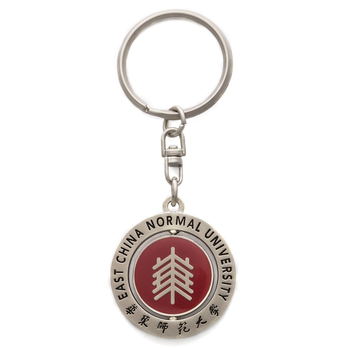 High quality llaveros movie style Herotheme Custom metal zinc alloy keychain with glitter enamel logo